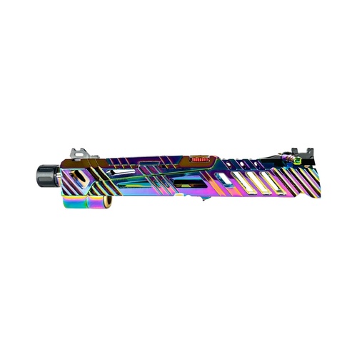 DynamicsHPA - Airsoftový krám, Airsoft zbraně, střelivo, vybavení - CTM CNC hliníkový závěr SUPERLINE Split slide TM Hi-Capa 4.3 - Chameleon (electroplated)