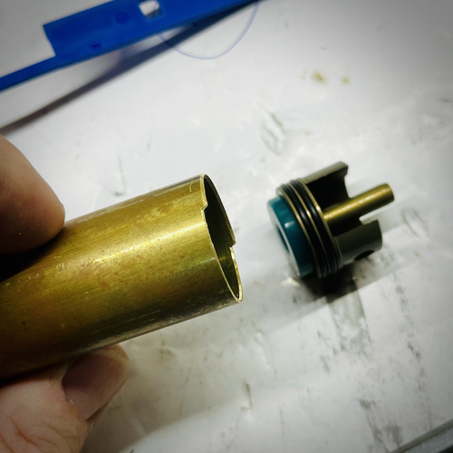 DynamicsHPA - Airsoftový krám, Airsoft zbraně, střelivo, vybavení - EPeS hlava válce AEG Mk.II uni V2/3 - Dlouhá - EF - 90sh