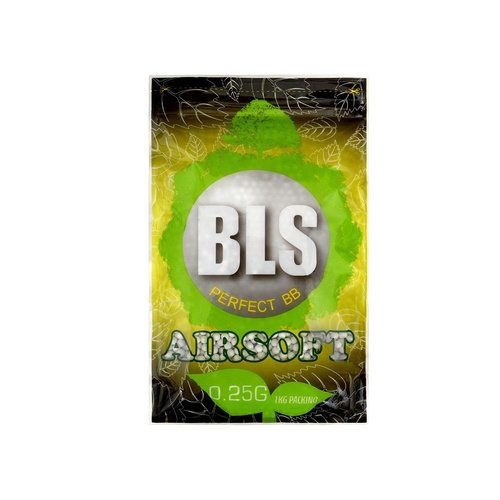 DynamicsHPA - Airsoftový krám, Airsoft zbraně, střelivo, vybavení - Kuličky BLS BIO 0,25g, 4000 BBs - Bílé