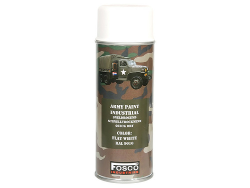 DynamicsHPA - Airsoftový krám, Airsoft zbraně, střelivo, vybavení - Barva ARMY ve spreji 400ml RAL 9010 BÍLÁ