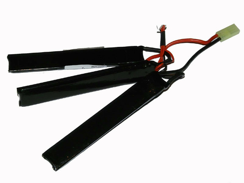 DynamicsHPA - Airsoftový krám, Airsoft zbraně, střelivo, vybavení - Li-Pol baterie X-Cell 11,1V 1400mAh, 25C - Crane (trojdílná)