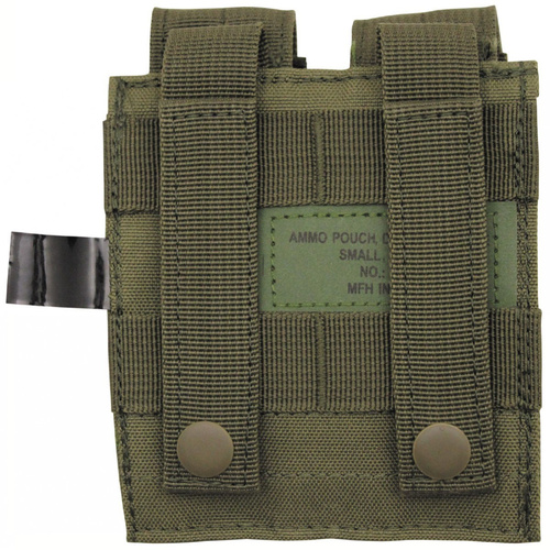 DynamicsHPA - Airsoftový krám, Airsoft zbraně, střelivo, vybavení - Sumka MOLLE dvojitá na pistolové zásobníky - ZELENÁ