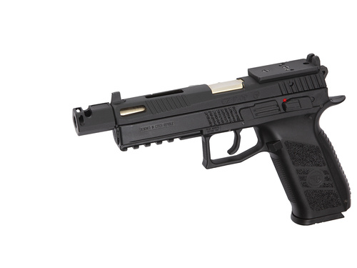 DynamicsHPA - Airsoftový krám, Airsoft zbraně, střelivo, vybavení - ASG CNC hliníkový kompentázor pro ASG CZ P-09 OR - Černá