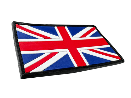 DynamicsHPA - Airsoftový krám, Airsoft zbraně, střelivo, vybavení - Patch PVC 3D gumový - vlajka Velká Británie - BAREVNÁ