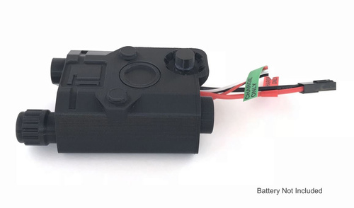 DynamicsHPA - Airsoftový krám, Airsoft zbraně, střelivo, vybavení - TITAN PEQ15 box na baterii typu PEQ Brick, 3D tisk - Černá