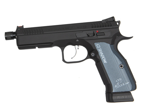 DynamicsHPA - Airsoftový krám, Airsoft zbraně, střelivo, vybavení - ASG vnější hlaveň CZ Shadow 2 GBB se závitem 14- mm CCW - Černá
