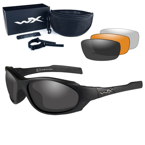 DynamicsHPA - Airsoftový krám, Airsoft zbraně, střelivo, vybavení - Brýle XL-1 ADVANCED Smoke Grey  plus  Clear  plus  Light Rust/Matte Black