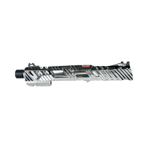DynamicsHPA - Airsoftový krám, Airsoft zbraně, střelivo, vybavení - CTM CNC hliníkový závěr SUPERLINE Split Slide TM Hi-Capa 5.1 - Chrome (electroplated)