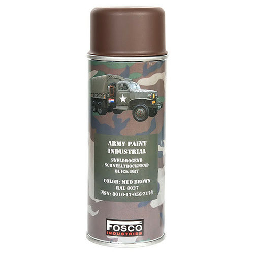 DynamicsHPA - Airsoftový krám, Airsoft zbraně, střelivo, vybavení - Barva ARMY ve spreji 400ml RAL 8027 HNĚDÁ