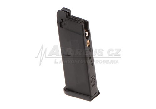 DynamicsHPA - Airsoftový krám, Airsoft zbraně, střelivo, vybavení - Umarex plynový zásobník pro Glock 42 Gen5 GBB, 10 BBs - Černá