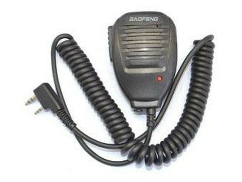 DynamicsHPA - Airsoftový krám, Airsoft zbraně, střelivo, vybavení - Externí mikrofon / reproduktor pro radiostanice Baofeng, kenwood 2-pin - Černá