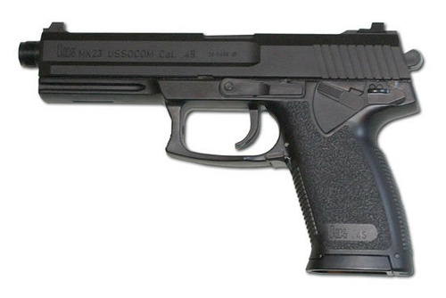 DynamicsHPA - Airsoftový krám, Airsoft zbraně, střelivo, vybavení - TM manuální pistole MK23 SOCOM (bez ražení) - Černá