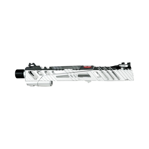 DynamicsHPA - Airsoftový krám, Airsoft zbraně, střelivo, vybavení - CTM CNC hliníkový závěr SUPERLINE Split Slide TM Hi-Capa 5.1 - Stříbrná