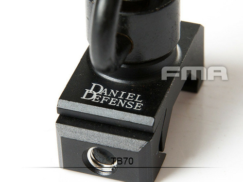 DynamicsHPA - Airsoftový krám, Airsoft zbraně, střelivo, vybavení - FMA 360° DD RIS montáž popruhu s QD okem - Černá