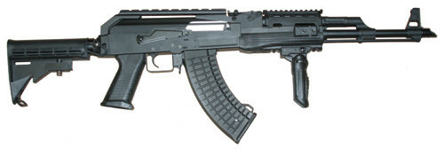 DynamicsHPA - Airsoftový krám, Airsoft zbraně, střelivo, vybavení - AK47 Tactical s výsuvnou pažbou celokov (kovový mechabox) CM039C