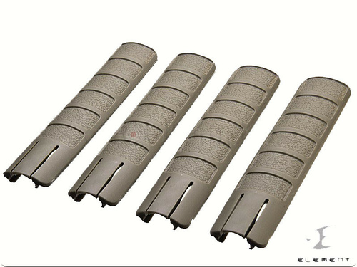DynamicsHPA - Airsoftový krám, Airsoft zbraně, střelivo, vybavení - Plastové krytky TD RIS lišty, 4ks - pískové