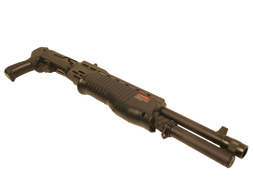 DynamicsHPA - Airsoftový krám, Airsoft zbraně, střelivo, vybavení - TM manuální brokovnice SPAS-12, tříranná - Černá