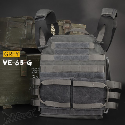 DynamicsHPA - Airsoftový krám, Airsoft zbraně, střelivo, vybavení - Vesta plate carrier JPC 2.0 - Šedá