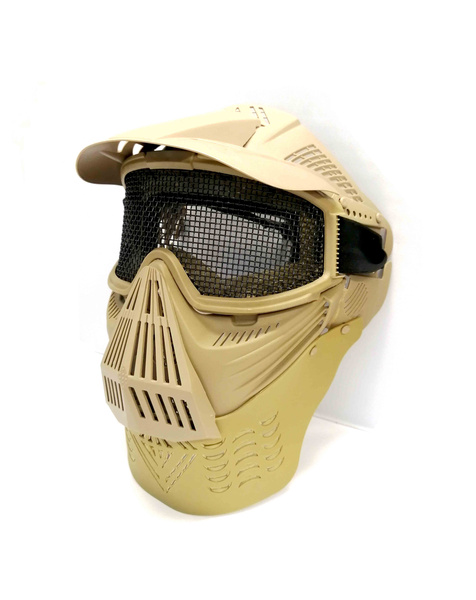 DynamicsHPA - Airsoftový krám, Airsoft zbraně, střelivo, vybavení - Precizní ochranná maska síťovaná Guardian V2, písková