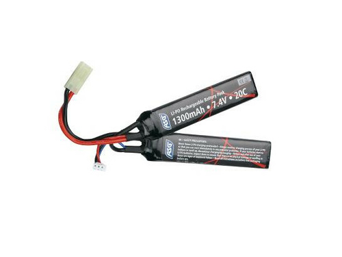 DynamicsHPA - Airsoftový krám, Airsoft zbraně, střelivo, vybavení - Li-Pol baterie ASG 7,4V 1300mAh, 20C, tamiya - Nunchuk (2-dílná)