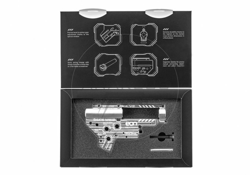DynamicsHPA - Airsoftový krám, Airsoft zbraně, střelivo, vybavení - GATE CNC Mechabox EON V2 - Stříbrná