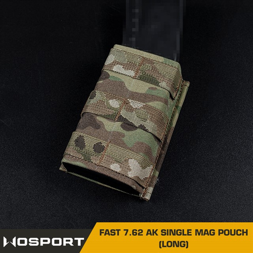 DynamicsHPA - Airsoftový krám, Airsoft zbraně, střelivo, vybavení - FAST type Single MOLLE sumka na 7.62 zásobníky pro AK - černá
