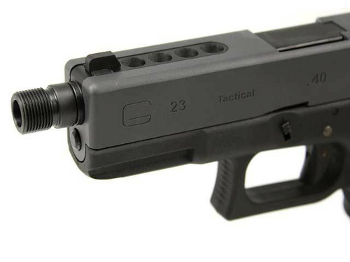DynamicsHPA - Airsoftový krám, Airsoft zbraně, střelivo, vybavení - Adapter na tlumič pro pistole WE - krátký, černý