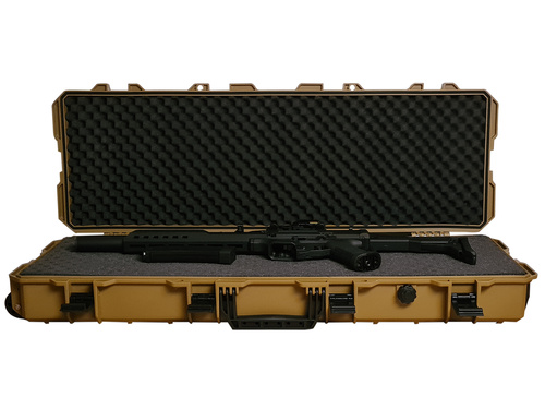 DynamicsHPA - Airsoftový krám, Airsoft zbraně, střelivo, vybavení - ASG transportní kufr na zbraně, 100x35x14 cm - Písková