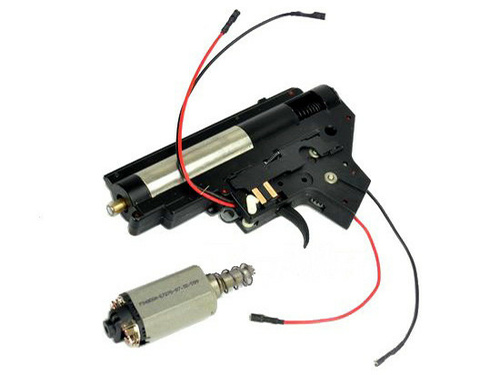 DynamicsHPA - Airsoftový krám, Airsoft zbraně, střelivo, vybavení - Kompletní mechabox typ 2 pro M4,M16 - kabely do předpažbí  plus  motor