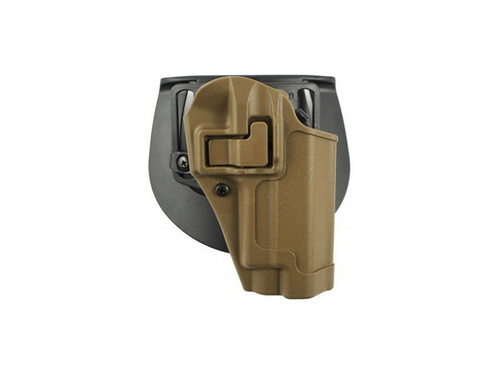 DynamicsHPA - Airsoftový krám, Airsoft zbraně, střelivo, vybavení - Blackhawk SERPA CQC holster pro G-series (17, 22, 31) a MP 9, pravé - Černá