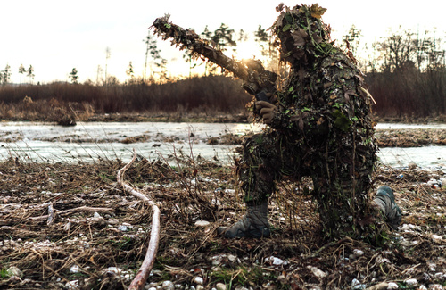 DynamicsHPA - Airsoftový krám, Airsoft zbraně, střelivo, vybavení - 3D Ghillie Suit – Sniper Klobouk - Amber