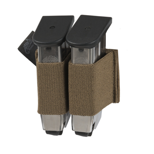 DynamicsHPA - Airsoftový krám, Airsoft zbraně, střelivo, vybavení - HELIKON Double Elastic Insert(R) na 2 pistolové zásobníky - Zelená