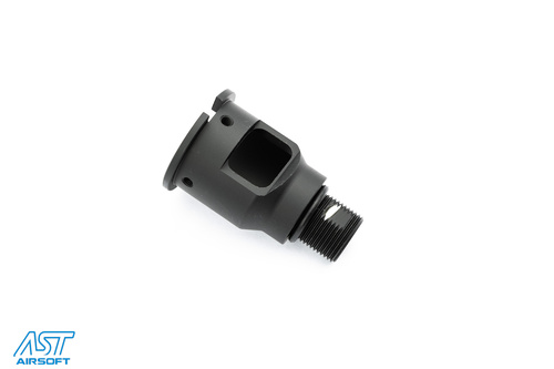 DynamicsHPA - Airsoftový krám, Airsoft zbraně, střelivo, vybavení - ML CNC adaptér vnější hlavně 14- mm CCW pro VFC M4 / AR-15 GBB - Černá