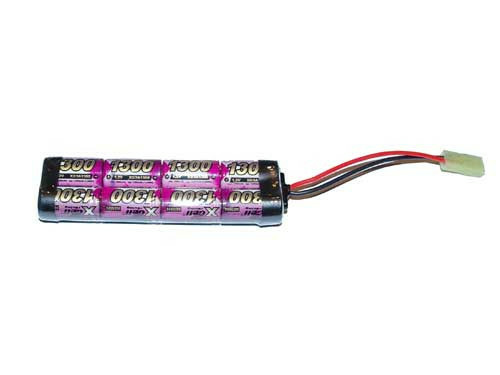 DynamicsHPA - Airsoftový krám, Airsoft zbraně, střelivo, vybavení - Baterie XCell 9,6V / 1300mAh Mini type