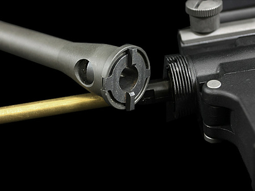 DynamicsHPA - Airsoftový krám, Airsoft zbraně, střelivo, vybavení - RA Adapter vnější hlavně pro WE M4 GBB
