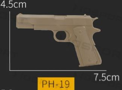 DynamicsHPA - Airsoftový krám, Airsoft zbraně, střelivo, vybavení - Wosport Patch 1911 PVC 3D gumový - černý
