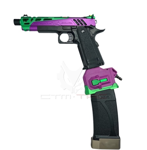 DynamicsHPA - Airsoftový krám, Airsoft zbraně, střelivo, vybavení - CTM CNC M4 Magwell pro HPA adaptéry Hi-Capa / G-series / AAP01 - Červená