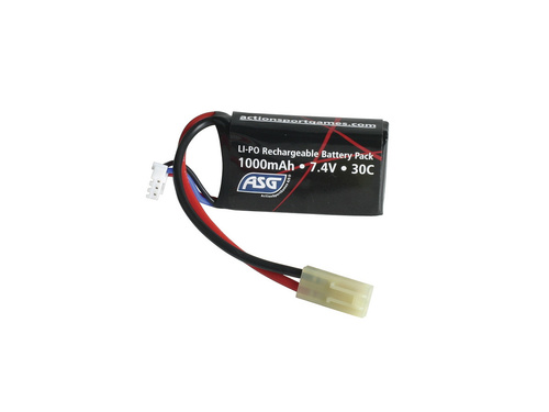 DynamicsHPA - Airsoftový krám, Airsoft zbraně, střelivo, vybavení - Li-Pol baterie ASG 7,4V 1000mAh, 30C, tamiya - PEQ (mini blok)