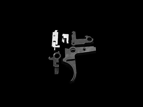 DynamicsHPA - Airsoftový krám, Airsoft zbraně, střelivo, vybavení - RA CNC Ocelový set spouště rozšířený pro WE SCAR GBB
