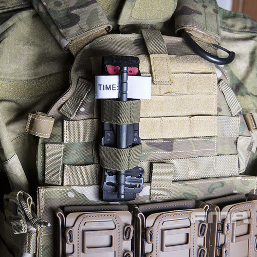 DynamicsHPA - Airsoftový krám, Airsoft zbraně, střelivo, vybavení - FMA MOLLE držák na CAT Tourniquet - Černá/Coyote