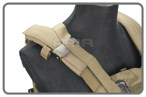 DynamicsHPA - Airsoftový krám, Airsoft zbraně, střelivo, vybavení - FMA záchyt popruhu na vestu / nosič plátů - Písková