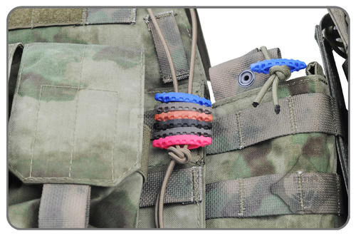 DynamicsHPA - Airsoftový krám, Airsoft zbraně, střelivo, vybavení - FMA nylonová průvleková táhla, 6 ks - Zelená