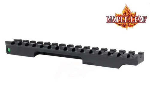 DynamicsHPA - Airsoftový krám, Airsoft zbraně, střelivo, vybavení - ML CNC RIS lišta s vodováhou pro montáž puškohledu na VSR - Černá