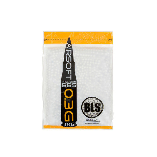 DynamicsHPA - Airsoftový krám, Airsoft zbraně, střelivo, vybavení - Kuličky BLS Precision 0,30g, 3300 BBs - Bílé