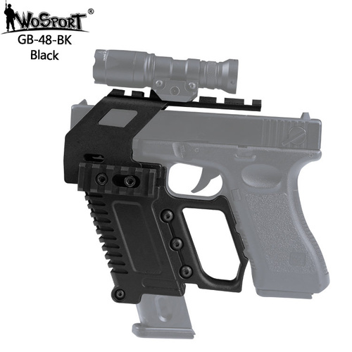 DynamicsHPA - Airsoftový krám, Airsoft zbraně, střelivo, vybavení - WST taktický kit GB-48 RIS pro G-series pistole - Černá