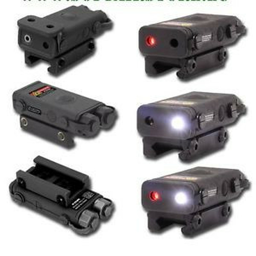 DynamicsHPA - Airsoftový krám, Airsoft zbraně, střelivo, vybavení - FMA AN/PEQ10 box (LED svítilna, červený laser), nylon - Černá