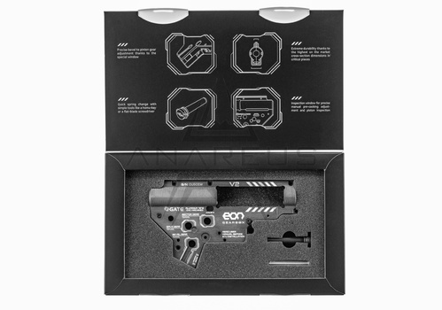 DynamicsHPA - Airsoftový krám, Airsoft zbraně, střelivo, vybavení - GATE CNC Mechabox EON V2 - Šedá (Titanium)