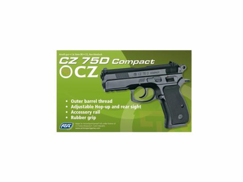 DynamicsHPA - Airsoftový krám, Airsoft zbraně, střelivo, vybavení - CZ 75D Compact, CO2 - pevný závěr