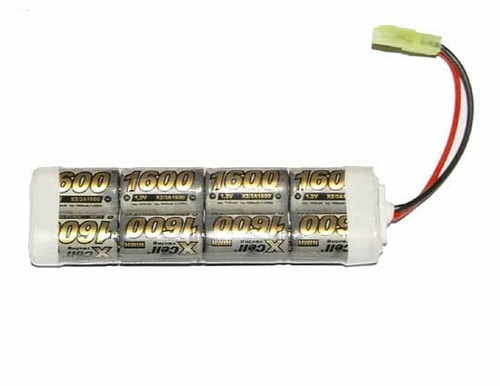 DynamicsHPA - Airsoftový krám, Airsoft zbraně, střelivo, vybavení - Baterie XCell 9,6V / 1600mAh Mini typ