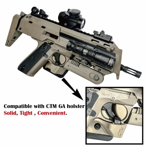 DynamicsHPA - Airsoftový krám, Airsoft zbraně, střelivo, vybavení - CTM AP7 SUB Replica SMG kit pro AAP01 - TAN